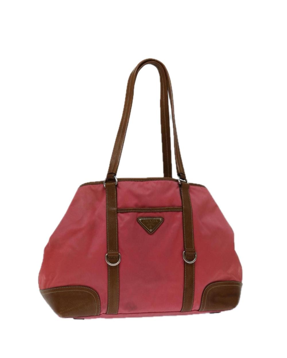 Pink Nylon Prada Tote