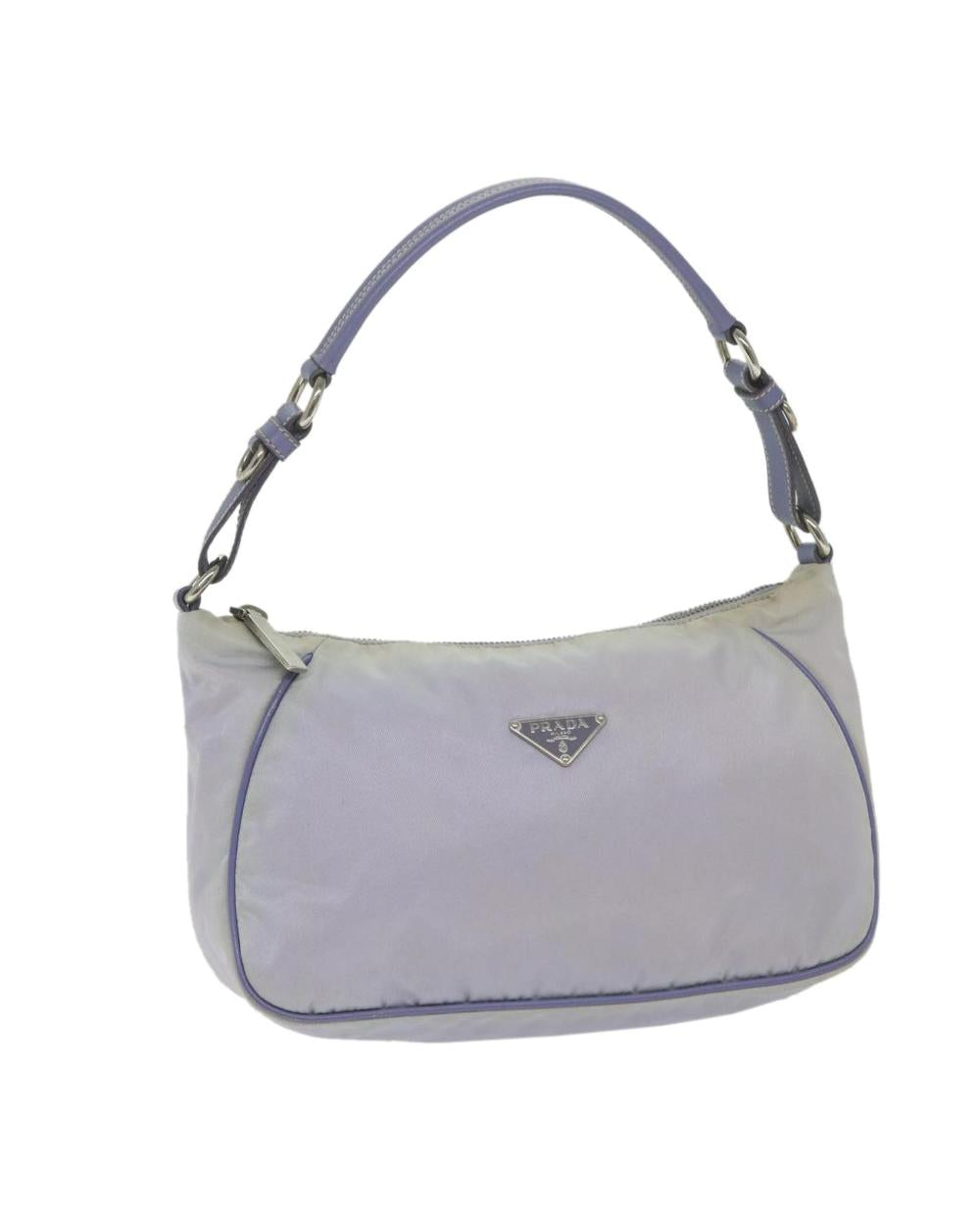 Purple Nylon Prada Handbag