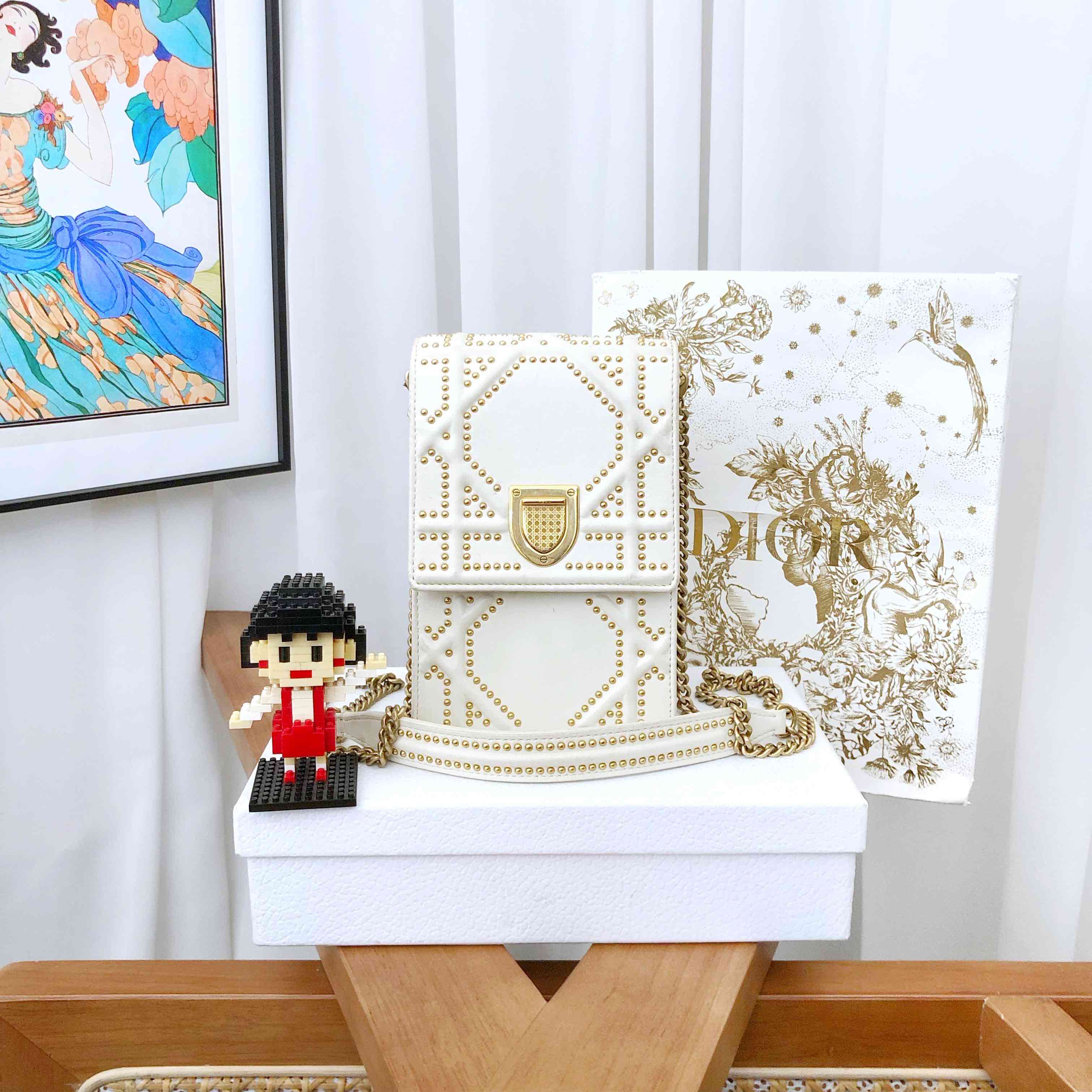 Dior Diorama White Shoulder Bag
