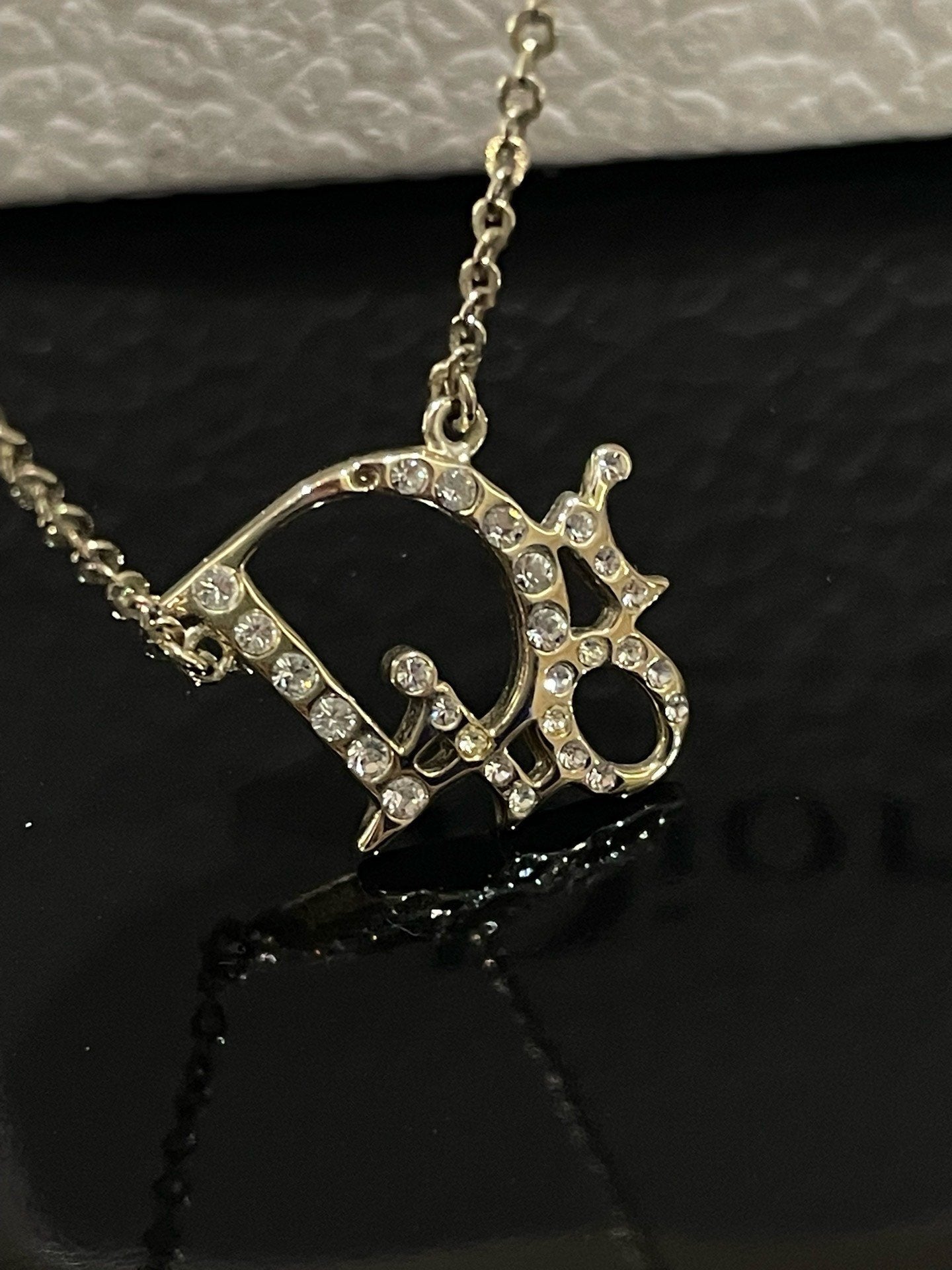 Dior Necklace  Gold Pendant Necklace