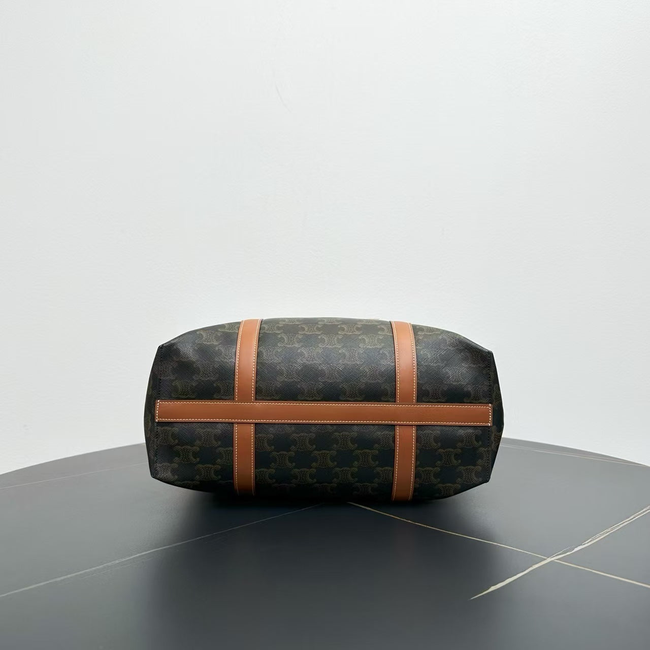 Celine  Tote Bag in Brown Canvas - Vintage Designer Handbag