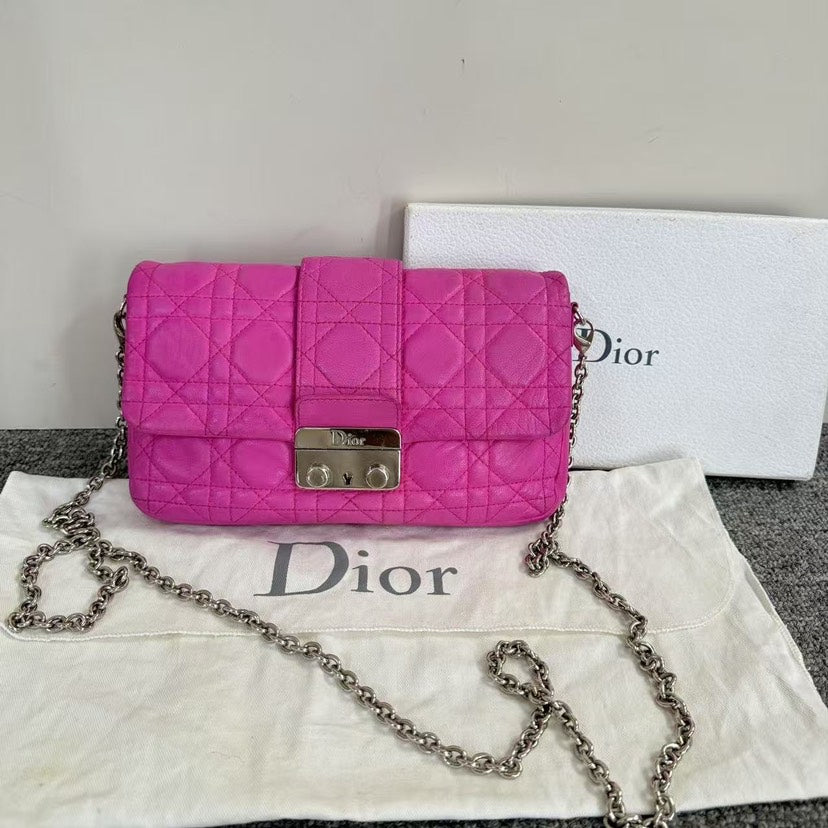 Dior Diorama Pink Quilted Crossbody Bag