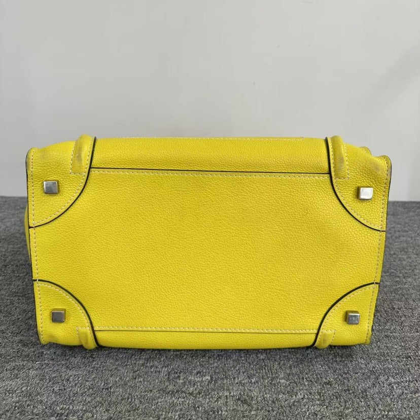 Celine  Luggage Bag SJZ2-25 Yellow Tote