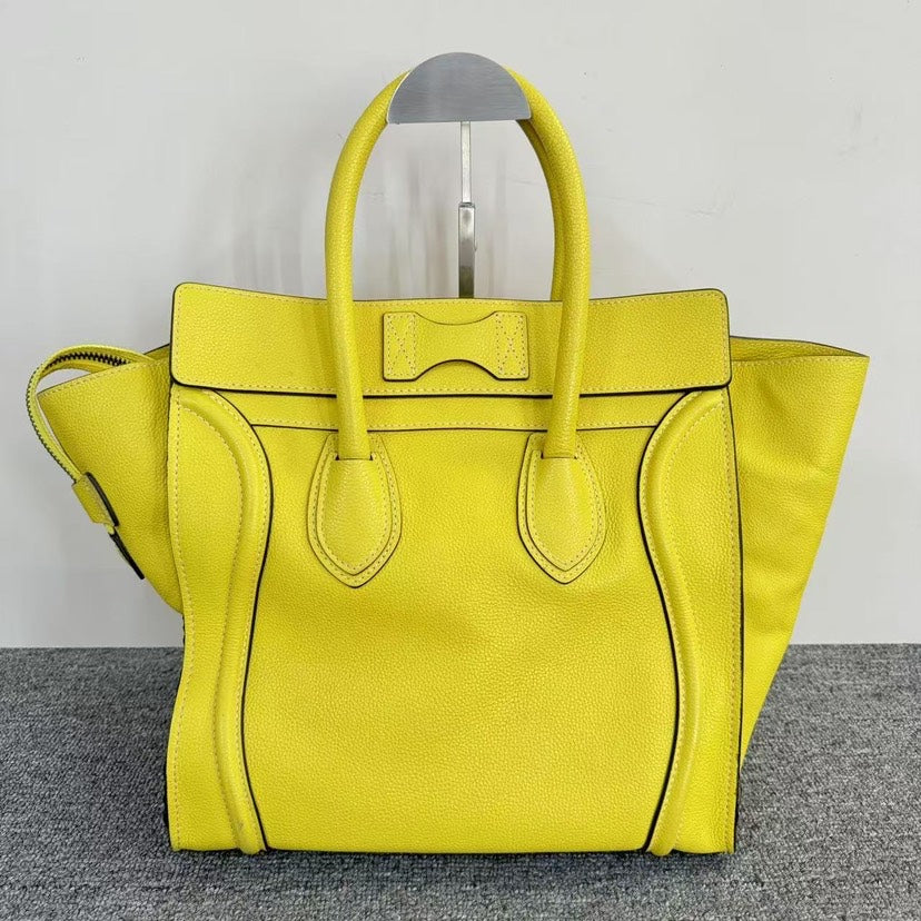 Celine  Luggage Bag SJZ2-25 Yellow Tote