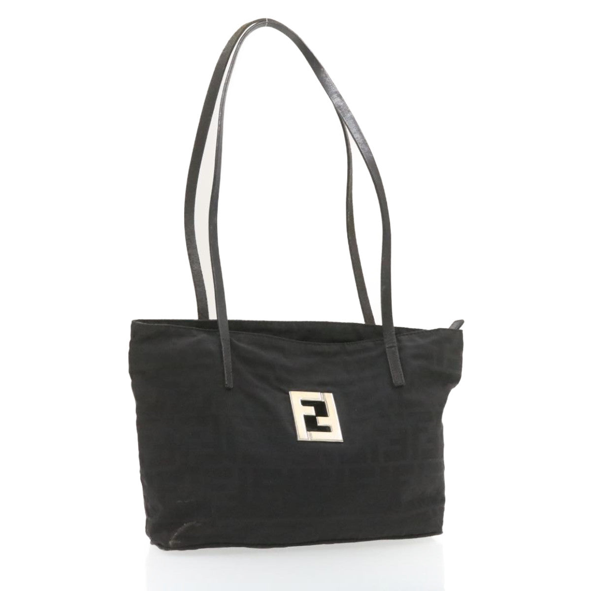 FENDI Zucca Canvas Tote Bag Black rd1651
