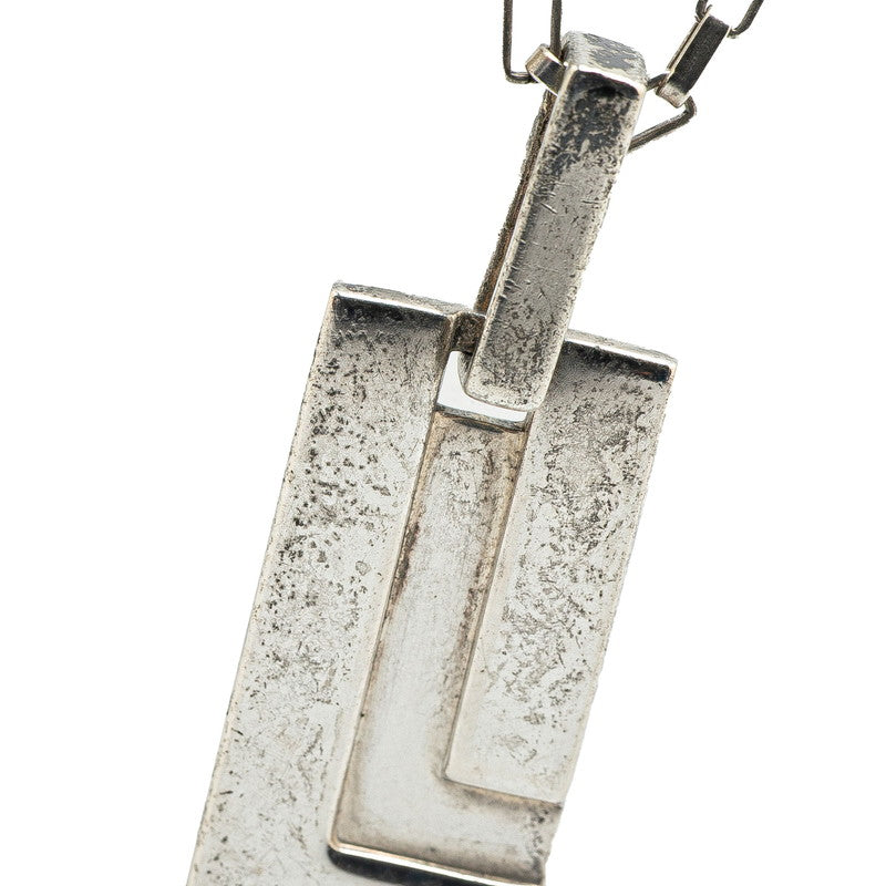 Gucci G Logo Plate SV925 Necklace