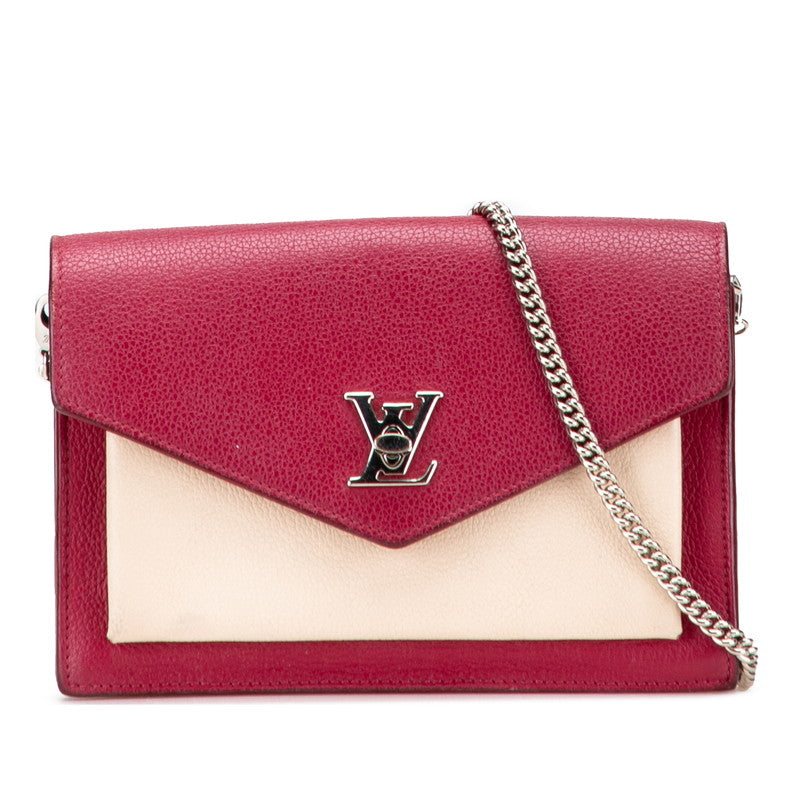 Louis Vuitton Pochette Lockme Leather Shoulder Bag