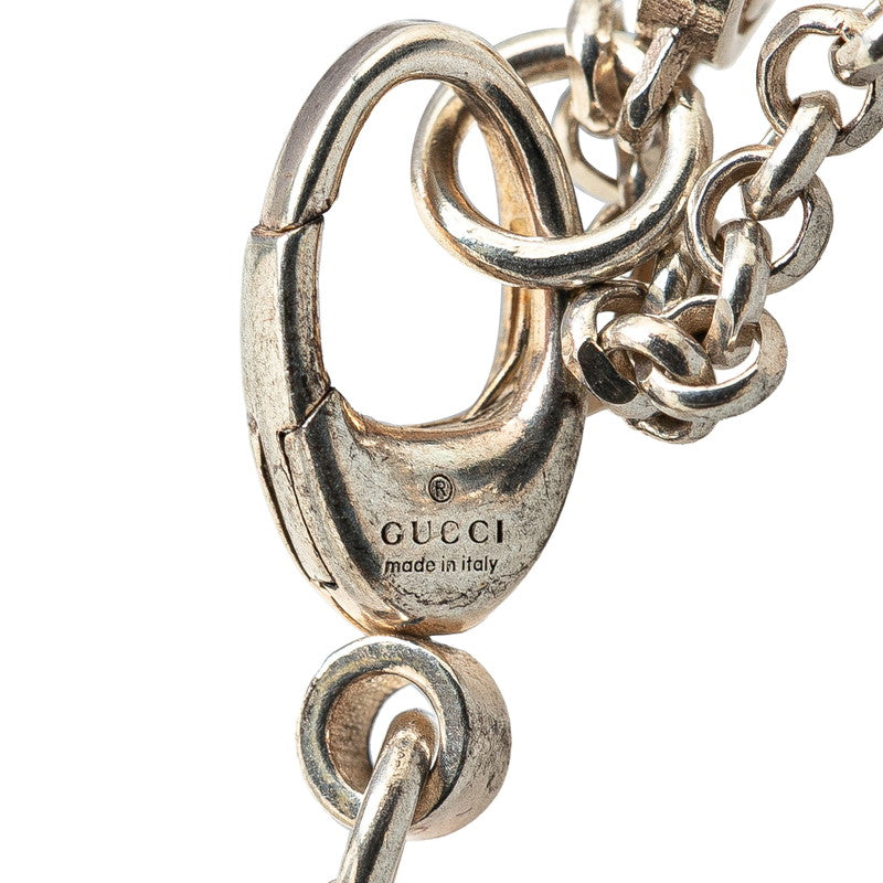 Gucci Double G Key Charm SV925 Bracelet