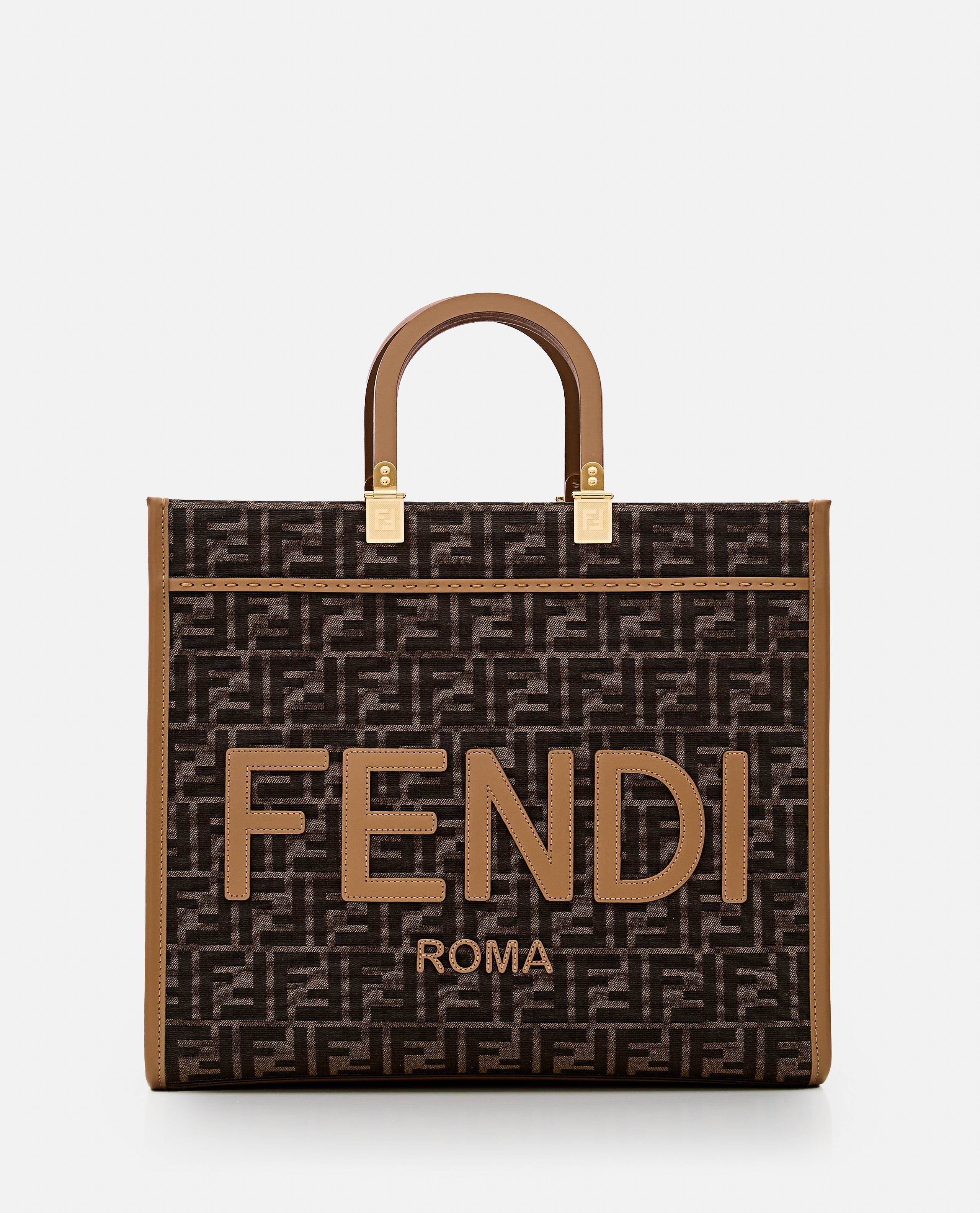 Fendi Women Fendi Sunshine Jacquard Tote Bag
