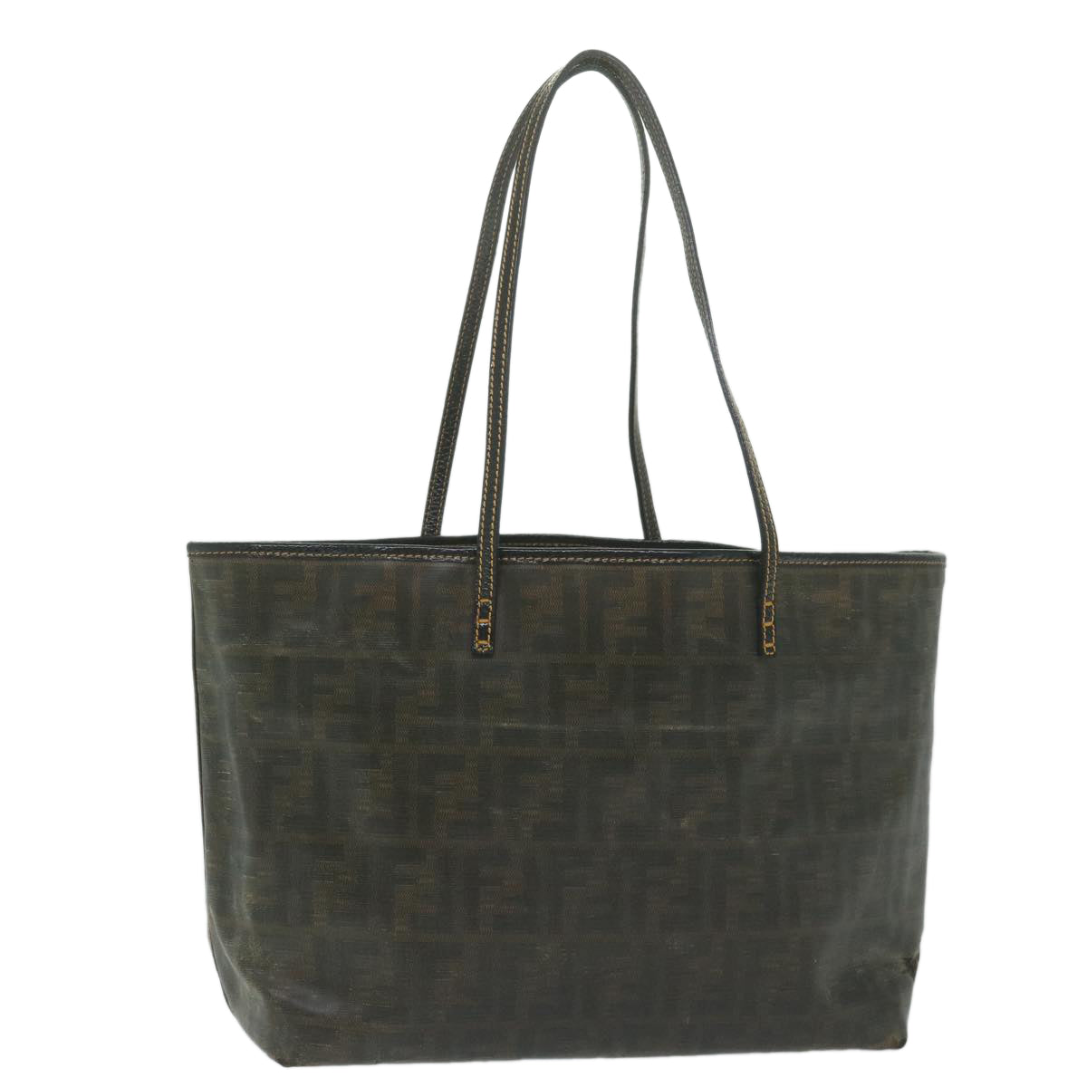 FENDI Zucca Canvas Tote Bag Brownti1394