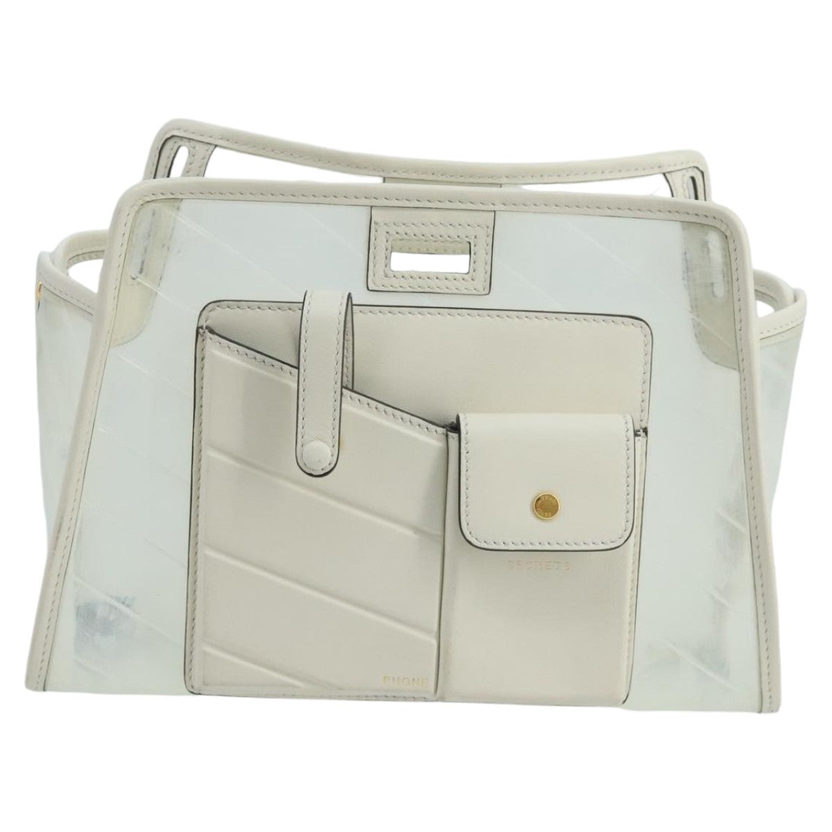 FENDI Bag Cover Vinyl Clear Whiteti2354