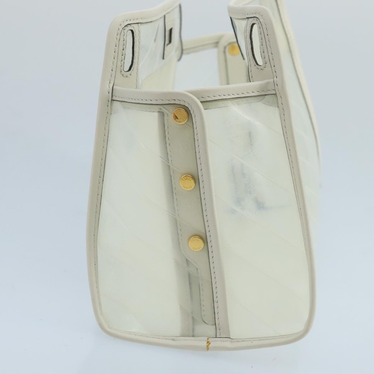 FENDI Bag Cover Vinyl Clear Whiteti2354