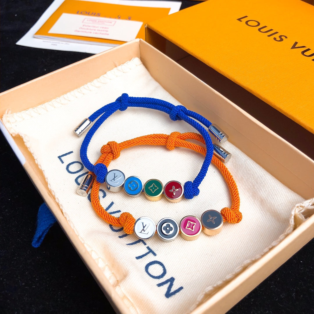 Louis Vuitton 4 MOTIF SILVER BRACELET