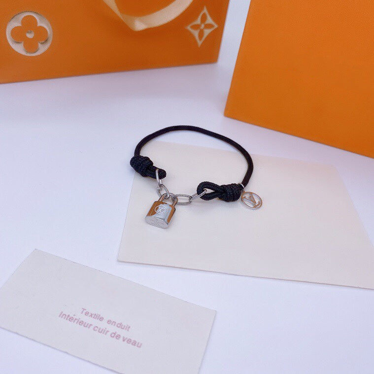 Louis Vuitton LOCK SILVER BRACELET