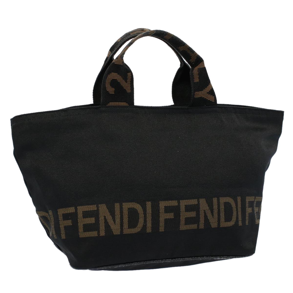 FENDI Tote Bag Canvas Black 2291 26488 088yb411