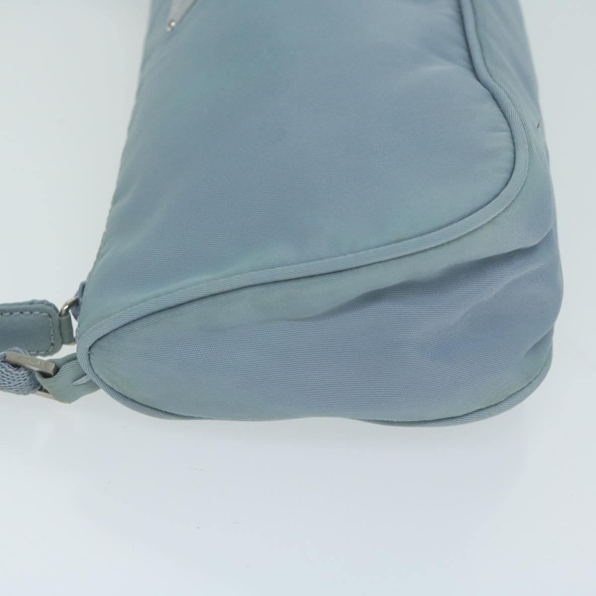 PRADA Accessory Pouch Nylon Blue  yk10185