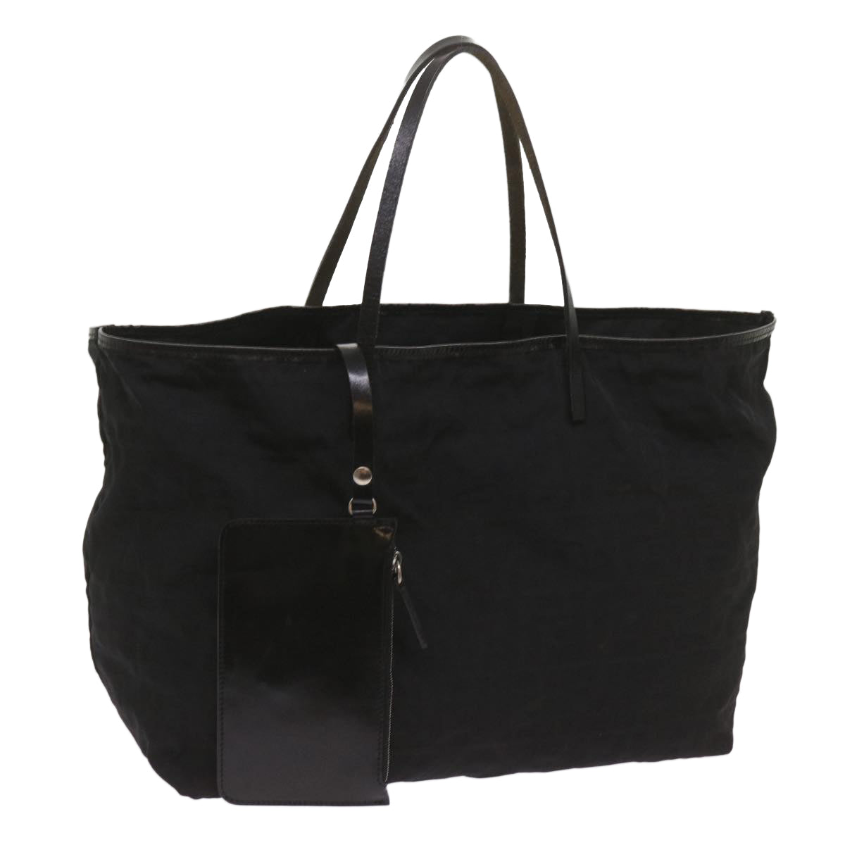 FENDI Zucca Canvas Tote Bag Blackyk11259