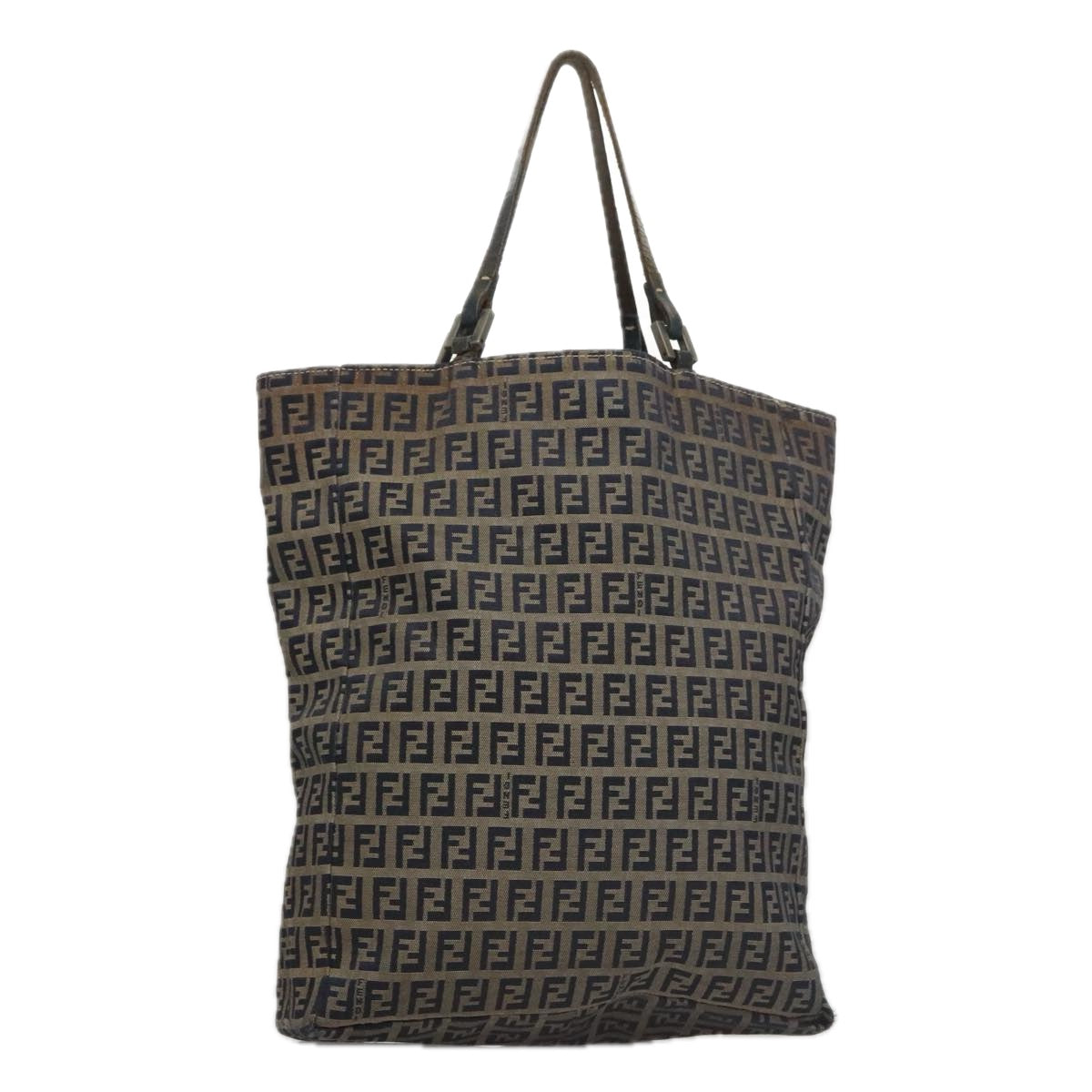 FENDI Zucchino Canvas Tote Bag Navyyk16382