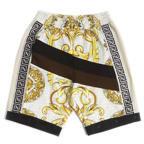 Fendi Versace 2WAY Sweatpants Shorts Light Beige S