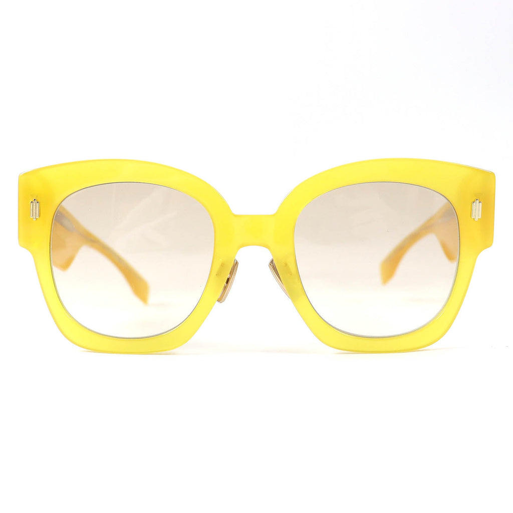 Fendi FF0458 Square Sunglasses Yellow