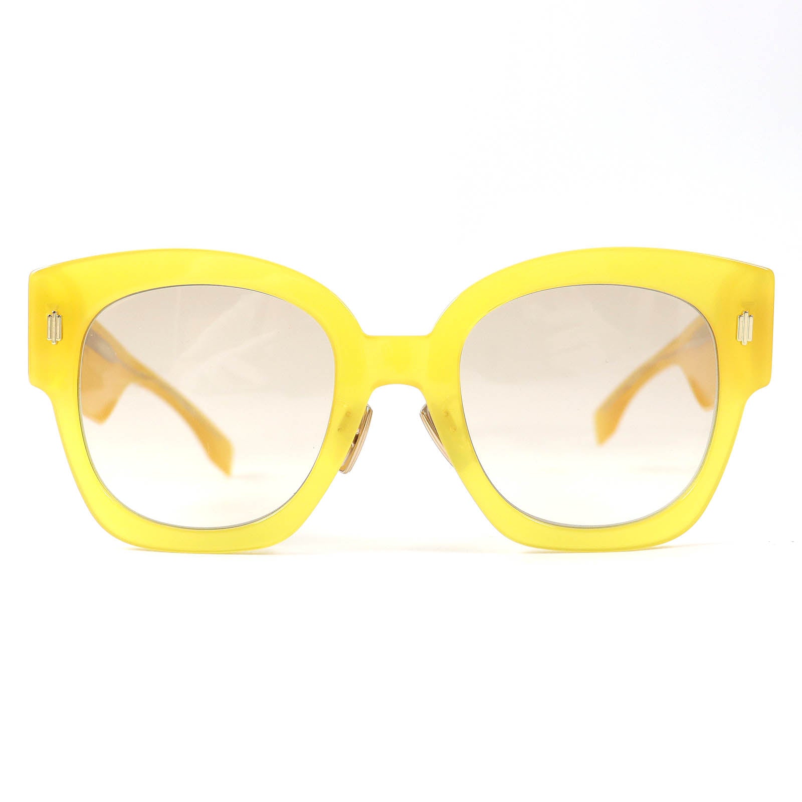 Fendi FF0458 Square Sunglasses Yellow