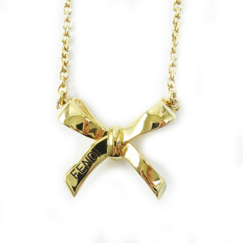 Fendi Logo Ribbon Necklace 8AK081