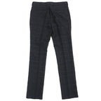 Fendi Wool Silk Check Pattern Slacks Pants