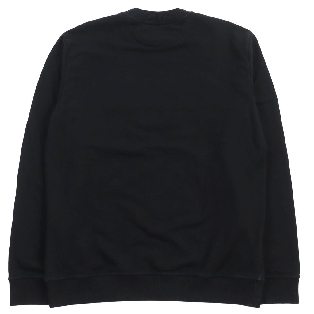 Fendi Cotton Logo Crew Neck Sweatshirt Black XL