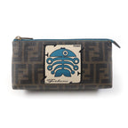 Fendi Zucca Pattern Fortune Fish Cosmetic Pouch
