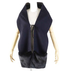 Fendi Cashmere Mink Shawl Scarf Women