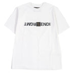 Fendi Cotton T-Shirt FS9626 XXS White