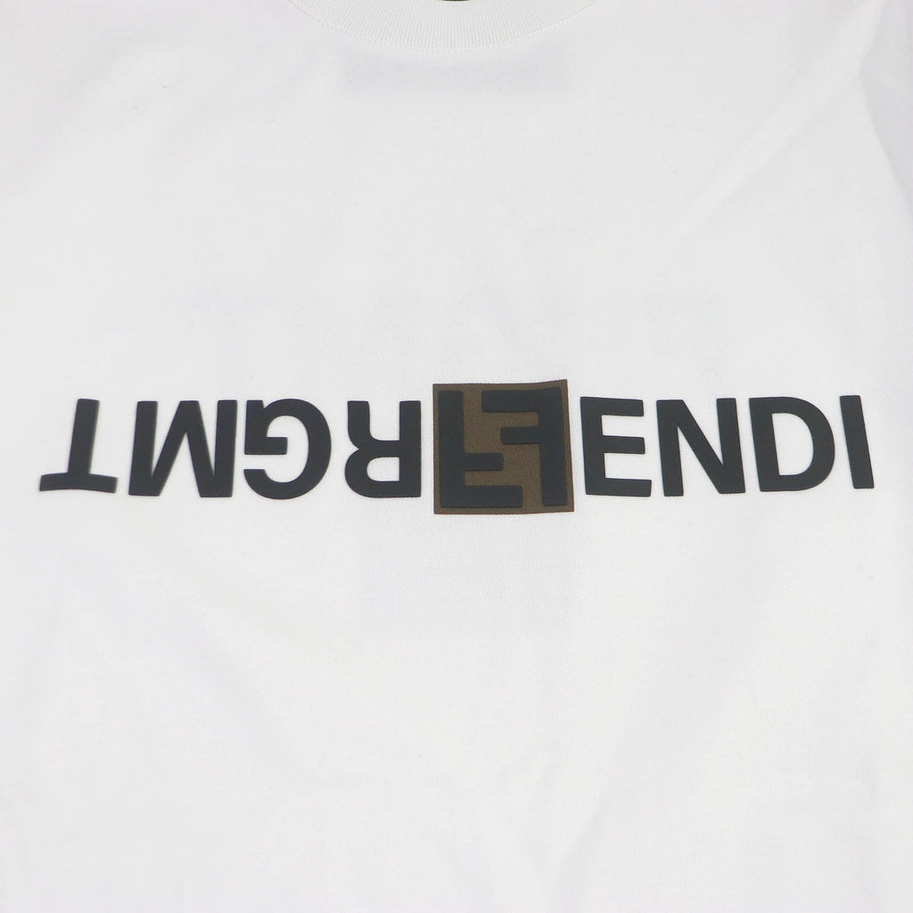 Fendi Cotton T-Shirt FS9626 XXS White