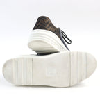 FENDI sneakers leather Navy beige 7