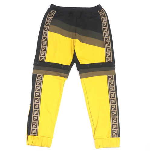 Fendi FF Logo Zucca Joggers Pants Black XL