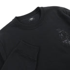 Fendi Cotton FF Logo Beaded Sweatshirt XL