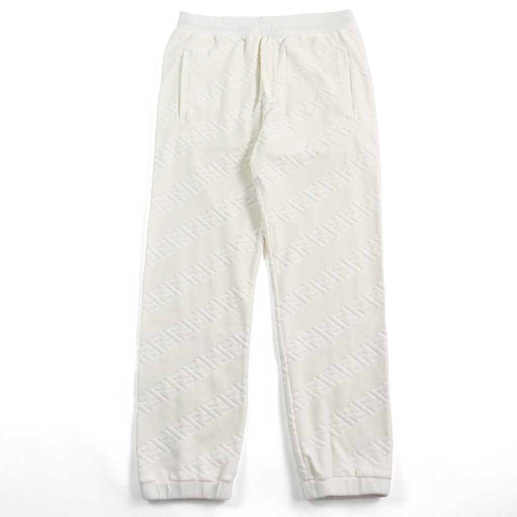 Fendi FF Logo Zucca Pile Sweatpants