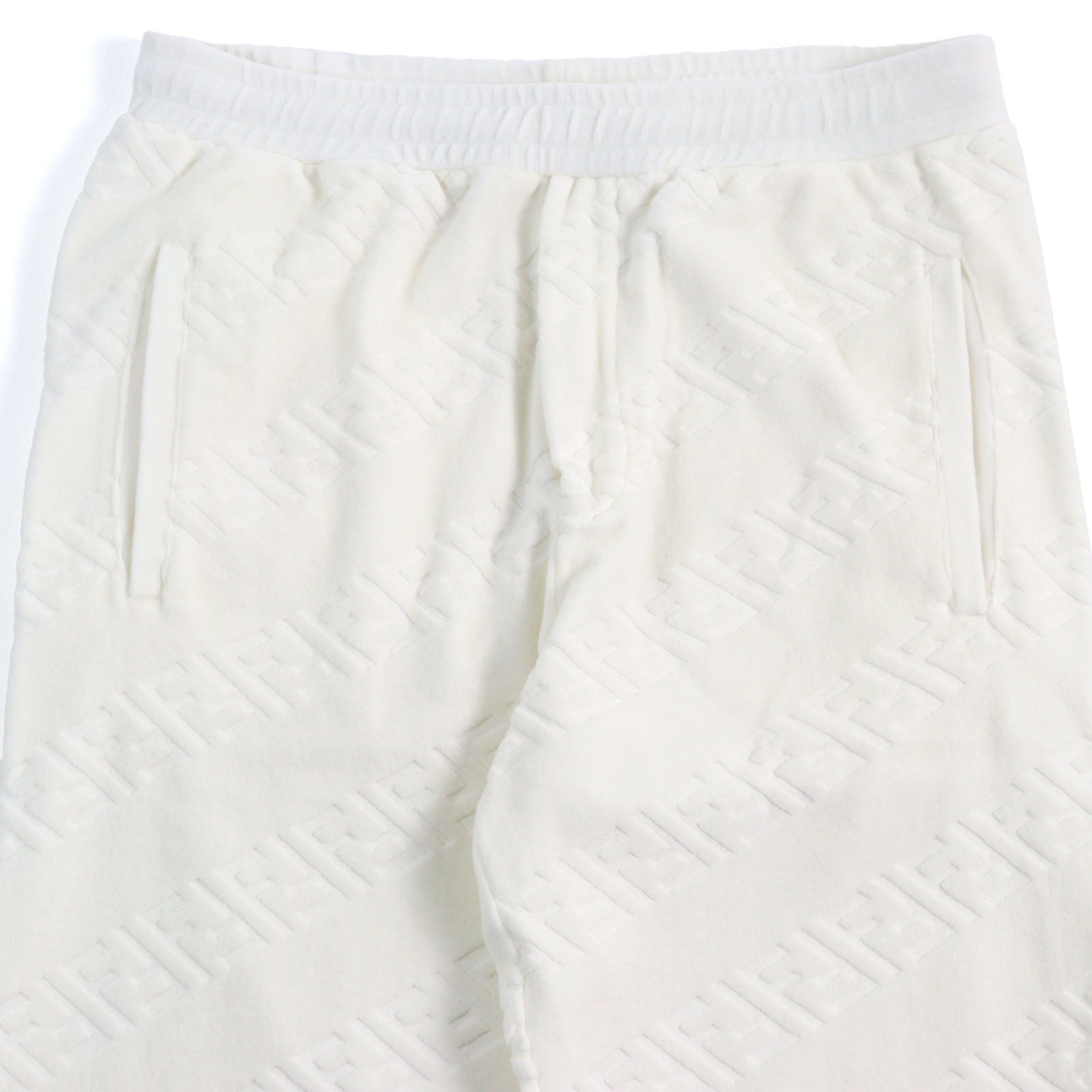 Fendi FF Logo Zucca Pile Sweatpants