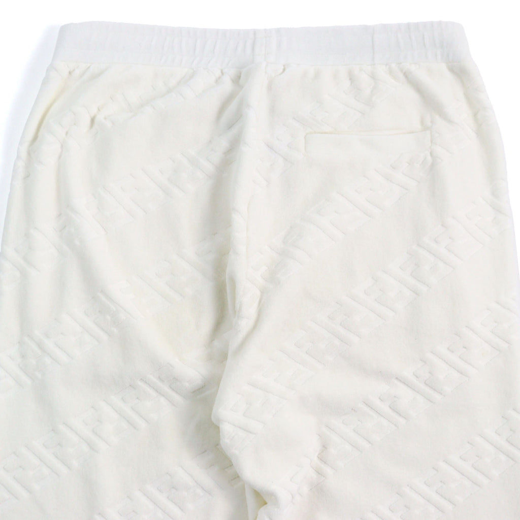 Fendi FF Logo Zucca Pile Sweatpants