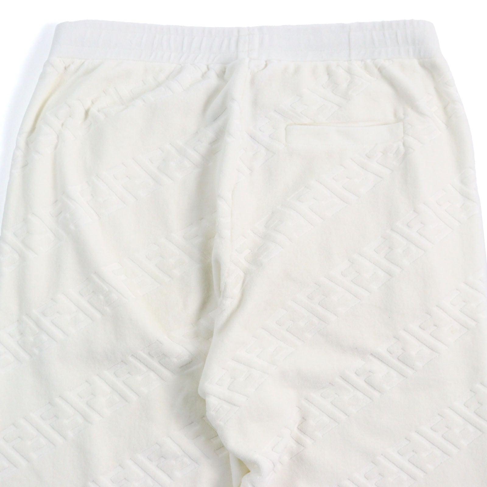 Fendi FF Logo Zucca Pile Sweatpants