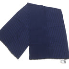 FENDI Wool Zucca Pattern Reversible Scarf