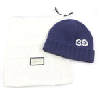 Gucci GG Logo Wool Knit Beanie Hat