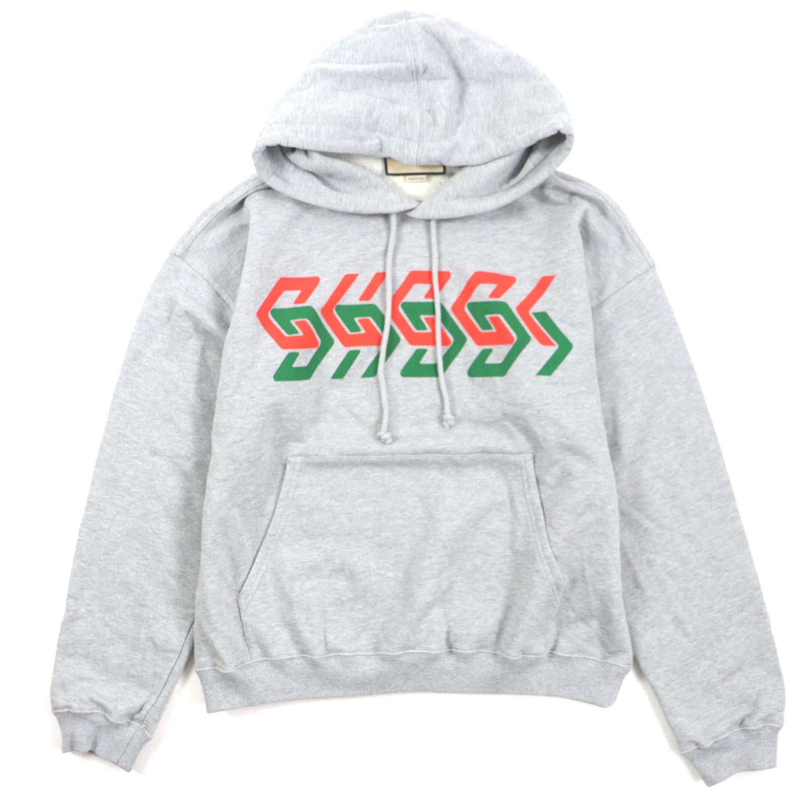 GUCCI Chain Logo Cotton Sweatshirt S