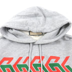 GUCCI Chain Logo Cotton Sweatshirt S