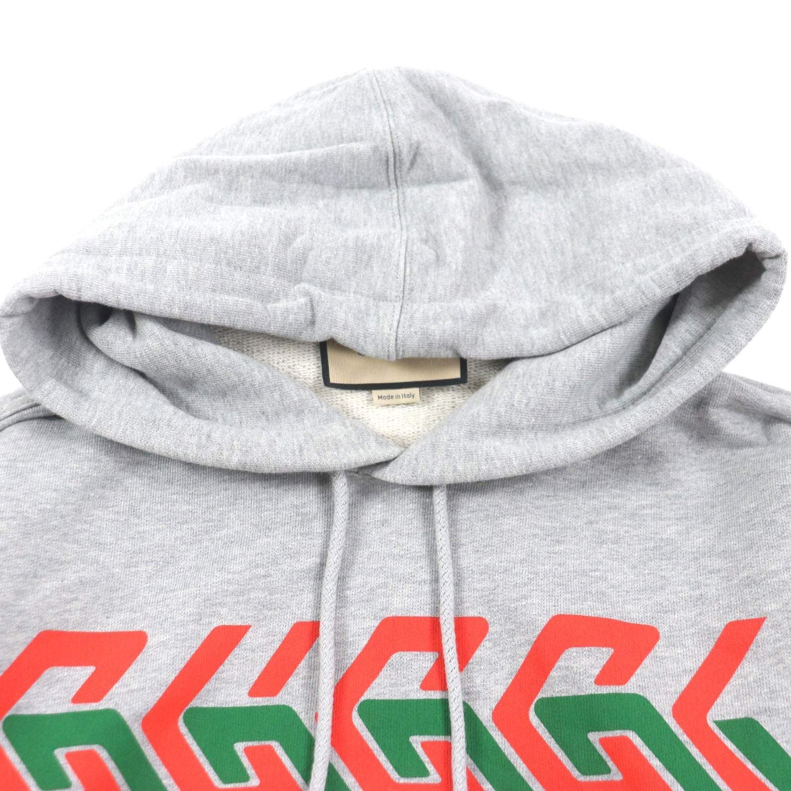 GUCCI Chain Logo Cotton Sweatshirt S
