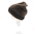 GUCCI Cashmere GG Pattern Beanie Hat