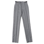 GUCCI Vintage Wool Herringbone Slacks with Belt