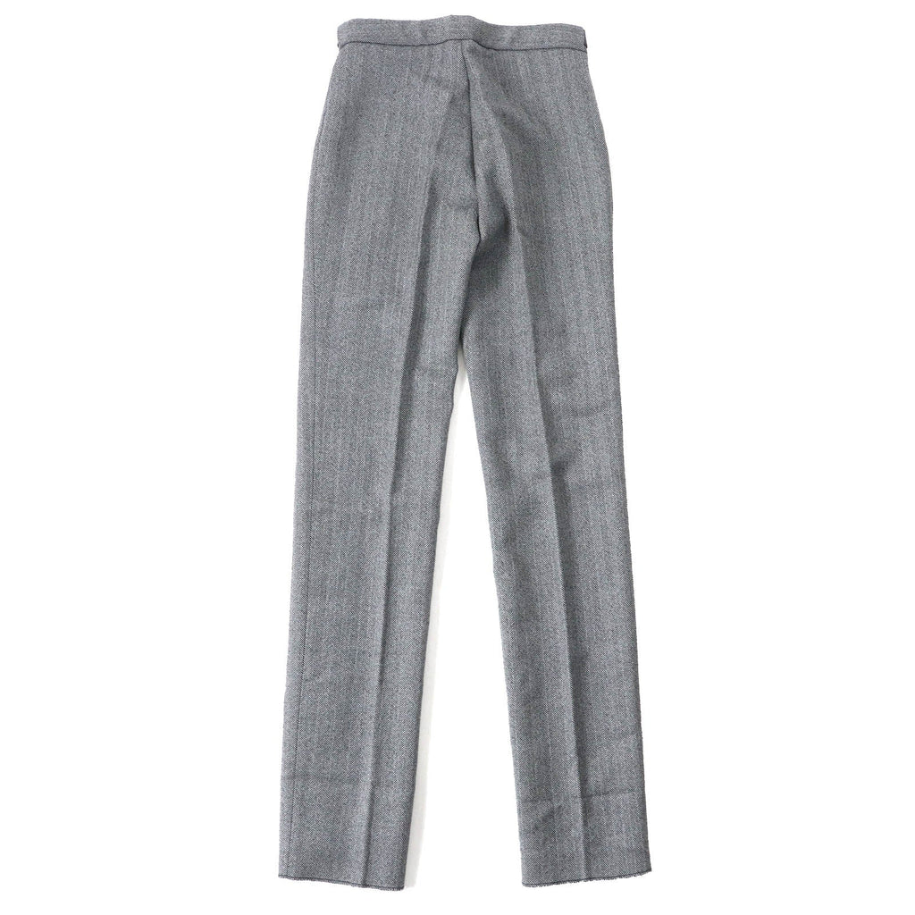 GUCCI Vintage Wool Herringbone Slacks with Belt