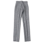 GUCCI Vintage Wool Herringbone Slacks with Belt