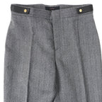GUCCI Vintage Wool Herringbone Slacks with Belt