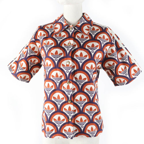 GUCCI x adidas Trefoil Logo Shirt Orange